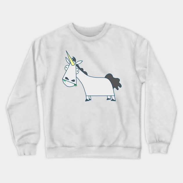 Grazing Unicorn Crewneck Sweatshirt by Thatssounicorny